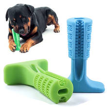 Rubber Dog Toothbrush Toy Pet Dogs Bite Toys Teeth Cleaning Dental Care Puppy Brushing Stick Interactive Training Dog Chew Toys 2024 - buy cheap
