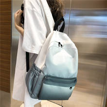 Mochila coreana para mujer, bolso escolar de color degradado con personalidad para niñas y adolescentes, bolsa de viaje informal, mochila para mujer 2024 - compra barato