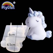 Unicorn Decoration Silicone Mold DIY Kawaii Phone Case Moulds Jewelry Soap Making DIY Tool UV Epoxy Resin Molds 2024 - buy cheap