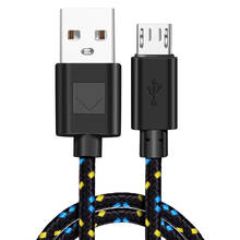 Cable Micro USB trenzado de nailon, cargador tipo C de sincronización de datos para Samsung, Huawei, Xiaomi, Oneplus, tipo USBC 1M, 2M, 3M 2024 - compra barato