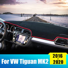 Cubierta para salpicadero de coche, accesorios para Volkswagen VW Tiguan MK1 2 MK2 2009 2010 ~ 2012 2013 2014 2015 2016 2017 2018 2019 2020 2024 - compra barato