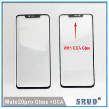 5pcs 2 in 1 LCD Front Touch Screen Glass Lens With OCA Adhesive For Huawei Hua wei mate 20 lite mate20 pro Outer Glass+OCA film 2024 - buy cheap