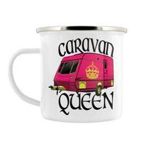 Stainless Steel Camping Coffee Mug Gift Caravan Queen Enamel Birthday Christmas Outdoors Metal Enamel Campfire Cup 2024 - buy cheap