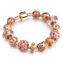ATTRACTTO Fashion Gold Heart Bracelets&Bangles For Women Charm Flower Bracelets  Jewelry Handmade Snap Button Bracelet SBR190421 2024 - buy cheap