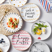 1PC Creativity Ceramic Dinner Plate food Dessert Plates kitchen Tableware home steak sushi snack decoration plate Breakfast tray 2024 - buy cheap