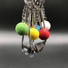 10Pcs Mini Golf Club Ball Pendants Keychains Keyrings Fans For Souvenirs Ornaments Golf Supplies for Golf equipment sports tool 2024 - buy cheap