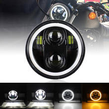 5-3/4  LED Light with Halo DRL for Sportster Dyna Iron 883 motorcycle accessories  5.75 headlight 2024 - buy cheap