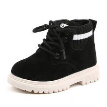 Meninos quentes martin botas meninas retro botas crianças da criança sapatos de bebê inverno primavera outono moda crianças pequenas sapatos de couro 2024 - compre barato