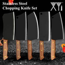 XYj-Juego de cuchillos para picar de carnicero, rebanador de carne y hueso, de 7 ''y 7,5'' pulgadas, 5 unidades 2024 - compra barato