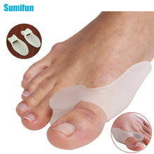 1Pair Silicone Gel Bunion Big Toe Separator Spreader Eases Foot Pain Foot Hallux Valgus Correction Guard Cushion Concealer Thumb 2024 - buy cheap