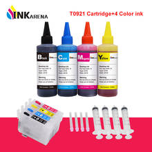 INKARENA T0921N 92N Compatible Ink Cartridge For Epson T0921 92 CX4300 TX119 TX117 C91 TX106 TX109 T26 T27 Printer+ 4 Bottle Ink 2024 - buy cheap