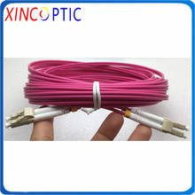LC/UPC-LC/FC/SC/STUPC MM(OM4),DX,Dia:3.0mm,L:50M,LSZH Pink Jacket,Fiber Optic Patch Cord Jumper Cable 2024 - buy cheap