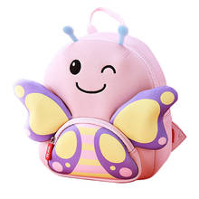 Fashion 3D Cute Butterfly School Bags for Girls Kids Animals Schoolbag Boys Children Student Travel Backpacks Mochila Infantil 2024 - buy cheap