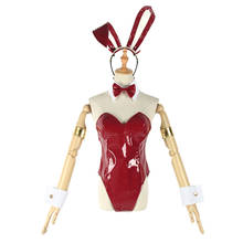 Disfraz de DARLING in the FRANXX para mujer, traje Sexy de chica de conejo Zero Two 02, traje de cuero de PU rojo, Anime 2024 - compra barato