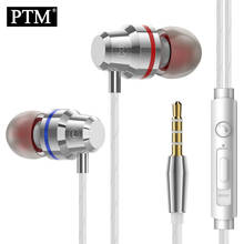 PTM M2S Full In Ear Earphone Sport Headsets Stereo Bass Sound Headset With Mic Hands Free for Phones Iphone Samsung Xiaomi MP3 2024 - buy cheap