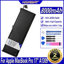 HSABAT A1309 8000mAh Battery for MacBook Pro 17" A1309 A1297 Early 2009 Mid-2009 Mid-2010 Batteries 2024 - buy cheap