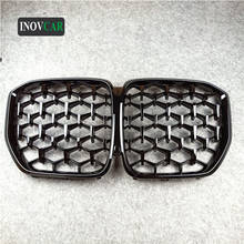 Car Grille For X5 G05 2019+ ABS Diamond Glossy Black Front Kidney Grille Replacement X5 G05 Front Bumper Grill 2024 - buy cheap