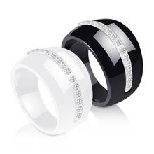 Винтажные большие керамические кольца для мужчин, модное кольцо с кристаллом для женщин, ювелирные изделия для пары, обручальное кольцо, обручальные кольца, подарки для женщин 2024 - купить недорого