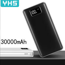 30000 мАч Внешний аккумулятор для Xiaomi Mi 2 USB внешний аккумулятор портативное зарядное устройство Внешний аккумулятор для iPhone 8 X XS samsung huawei 2024 - купить недорого