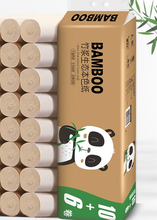 16 rolos de papel higiénico do banheiro papel de absorvção de água papel de rolo macio papel de bambu polpa coreless tecido para casa hotel toalete 2024 - compre barato