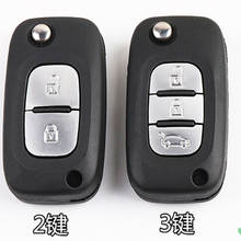 DAKATU NE73 Blade 2/3 Button Flip Folding Remote Car Key Shell Case FOB For Renault Clio Kangoo Megane Modus Remote key shell 2024 - buy cheap