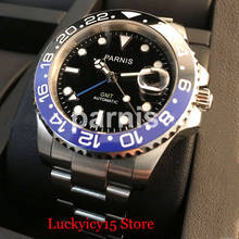 Men's Watch Mechanical Automatic Movement 40mm GMT Function Stainless Steel Bracelet Auto Date Sapphire Glass 2024 - buy cheap