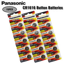 PANASONIC-pila de botón CR1616 Original, 3V, baterías de litio CR 1616 para reloj, juguetes, ordenador, Control de calculadora, 15 unids/lote 2024 - compra barato