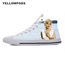 Personality Men's Casual Shoes Hot Cool Pop Funny High Quality Handiness Nicole Kidman Cute Cartoon Custom Sneakers White 2024 - buy cheap