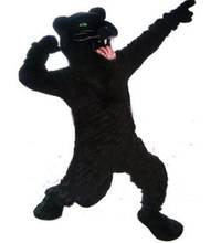 Fantasia de mascote leopardo preto, traje de festa cosplay, carnaval, dia das bruxas, roupa de desenhos animados feita à mão 2024 - compre barato