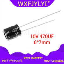 50PCS Higt quality 10V 470UF  6X7mm 470UF 10V Electrolytic capacitor 2024 - buy cheap