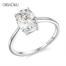 925 Sterling Silver Ring Oval Moissanite Rings for Women Luxury Engagement Wedding Moissanite Diamond Ring Jewelry 2024 - buy cheap