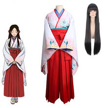 Anime Kakegurui Yuriko Nishinotoin Kimono Cosplay Costumes Japanese School Girls Suits Halloween Party Dress Wig Suit 2024 - buy cheap