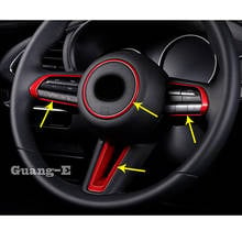For Mazda 3 Mazda3 Axela M3 2019 2020 2021 Car Styling Sticks Steering Wheel Bottom Interior Kit Trim Frame Lamp Parts Hoods 2024 - buy cheap