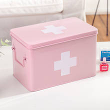 Caja de medicina para el hogar, caja de almacenamiento de medicina para niños, tamaño familiar, Kit médico de emergencia para pacientes externos portátil 2024 - compra barato