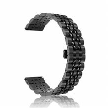 22mm Metal Stainless Steel Band Strap Watchband Smartwatch Accessories Bracelet Correa ремешок 2024 - buy cheap