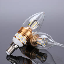 10X New Design Energy Saving Lamp 10W 12W LED Candle Bulb E14 220V LED Light Bulb Warm/Cold White Spotlight Chandelier Bulb 2024 - buy cheap