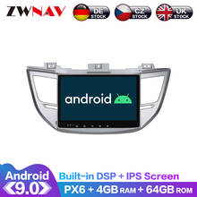 Android 10 IPS Screen PX6 DSP For Hyundai Tucson/IX35 2014 - 2018 Car No DVD GPS Multimedia Player Head Unit Radio Audio Stereo 2024 - buy cheap