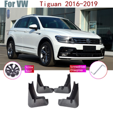 Pára-lamas do carro sobre para-choque para vw tiguan mk1 ad1 5n 2019-2007 mud flaps guarda respingo flap paralama acessórios 2014 2008 2024 - compre barato