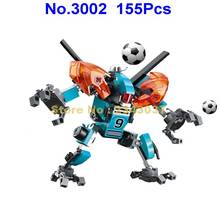 Robô iluminador para futebol, brinquedo desportivo de blocos de construção com 3002, 155 peças 2024 - compre barato