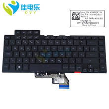 WB RGB laptop keyboard for Asus ROG Zephyrus GX502GV GX502GW keyboards backlit Bosnian Slovenian Croatian Serbian 0KNR0 4619WB00 2024 - buy cheap
