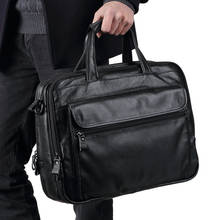 JOYIR Genuine Leather Men's Briefcase Bag for Laptop 15 6" Business Shoulder Bag Messenger Bag Briefcase for Documents Handbag 2024 - buy cheap