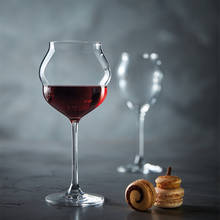 Makaron-copo de vinho tinto de borgonha, copo de uísque, flor, caneca de cristal, nível de vinho tinto, champanhe 2024 - compre barato
