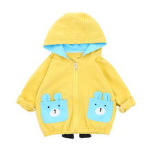 Spring Autumn Children Fashion Clothes Baby Boys Girls Cartoon Hooded Jacket Kids Infant Casual Zipper Clothing Toddler Hoodies 2024 - buy cheap