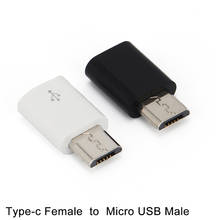 Новинка, 1 шт., Кабель с разъемом USB типа C Female к Micro USB разъем адаптера конвертера USB коннектор для Samsung huawei мобильный телефон адаптер 2024 - купить недорого