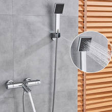 Bathroom Thermostatic Shower Faucets Set Hot And Cold Water Thermostatic Mixer Tap Bathroom Mixer Mixing Valve Bathtub Faucet 2024 - buy cheap