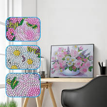 Special Shaped Diamond Painting Flower Plant Landscape Modern Pattern DIY 5D Partial Drill Cross Stitch Kits Crystal Arts Decors 2024 - buy cheap
