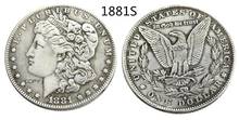 США 1879S Морган доллар Посеребренная копия монеты 2024 - купить недорого