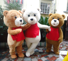 Hot Sale Tedy Costume Adult Fur Teddy Bear Mascot Costume Clothing Christmas Handmade Interesting Cartoon Character Clothing New 2024 - buy cheap