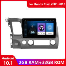 Radio con GPS para coche, reproductor Multimedia con Android 10,1, 2Din, MP5, vídeo, 2005 pulgadas, para Honda Civic 2012-10,1 2024 - compra barato