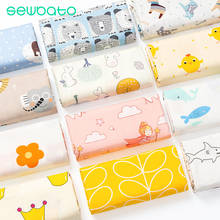 SEWBATO 100% Cotton Cartoon Twill Fabric For Quilting Patchwork Cloth DIY Sewing Fat Quarters Material Fabric For Children Baby 2024 - buy cheap